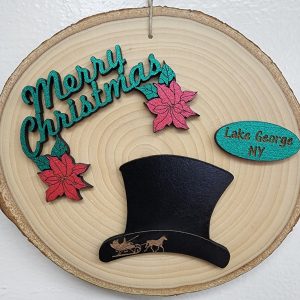 Tophat Christmas - Lake George NY - Ornament