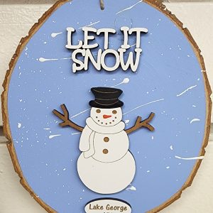 Let it Snow Snowman - Lake George NY - Ornament